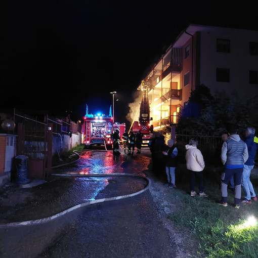 Incendio in un alloggio in località San Sebastiano di Paesana