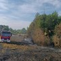 Chiusa Pesio, vasto incendio di sterpaglie in Regione Vigne Soprane: intervenuti quattro mezzi