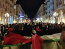 Anche a Cuneo manifestanti in piazza a sostegno della Global Sumud Flotilla [VIDEO]