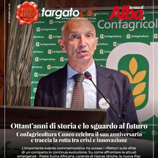 Enrico Allasia, presidente di Confagricoltura Cuneo e Confagricoltura Piemonte