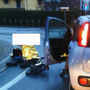 Saluzzo, l'incidente questa mattina, mercoledì 4 febbraio