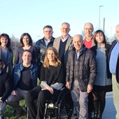 I componenti della lista "Insieme facciamo volare Niella Tanaro"