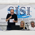 Il presidente di Sisi – Società intercomunale servizi idrici,  Gianni Arbocco