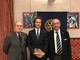 L'ingegner Alberto Barberis e il presidente Rotary Saluzzo Andrea Gallaeno