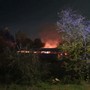 Foto del rogo condivisa da Collisioni