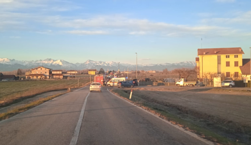Incidente sulla strada provinciale 422 di Magliano Alpi