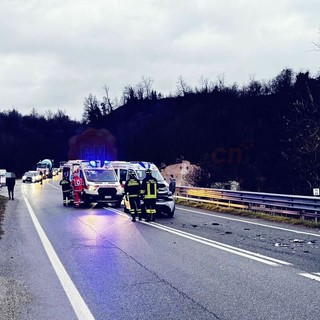Incidente sulla statale 28 a Breolungi: tre veicoli coinvolti