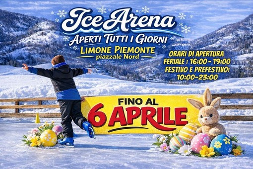 A Limone Piemonte la Ice Arena resta aperta fino a Pasqua e Pasquetta A Limone Piemonte la Ice Arena resta aperta fino a Pasqua e Pasquetta