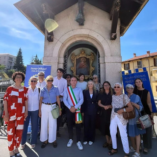 Inaugurato il restauro della "Madonnina" a Mondovì Inaugurato il restauro della "Madonnina" a Mondovì