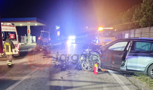 La foto dell'incidente La foto dell'incidente