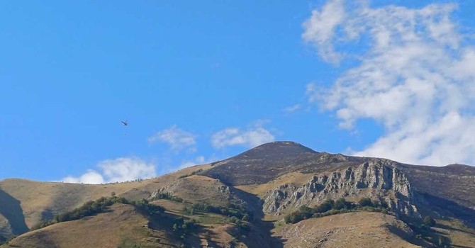 Uno scatto dell'emergenza degli ultimi giorni