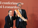 Giovanni Ferrero, ceo del gruppo albese, qui insieme a Giorgia Meloni insignito del Premio Leonardo Giovanni Ferrero, ceo del gruppo albese, qui insieme a Giorgia Meloni insignito del Premio Leonardo