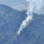 Sotto controllo l'incendio a Elva: interessati 2.500 metri quadrati di superficie boschiva Sotto controllo l'incendio a Elva: interessati 2.500 metri quadrati di superficie boschiva
