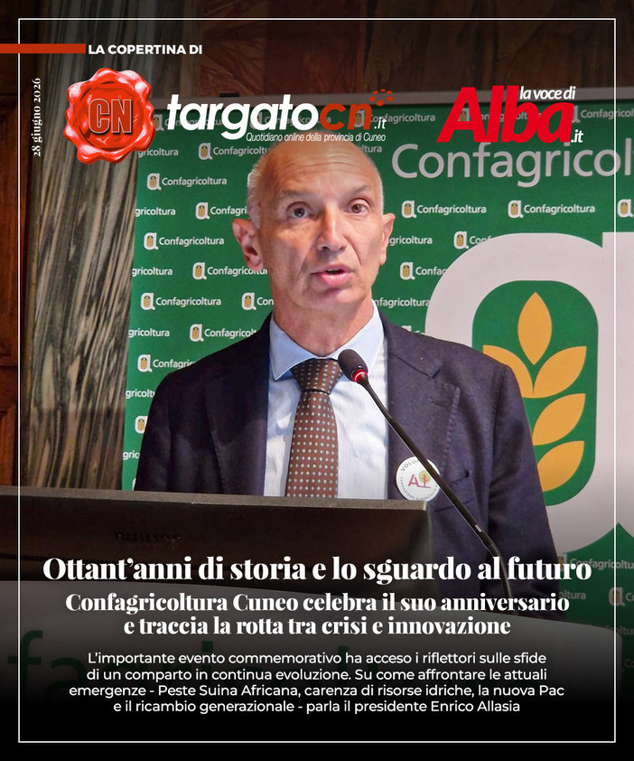 Enrico Allasia, presidente di Confagricoltura Cuneo e Confagricoltura Piemonte Enrico Allasia, presidente di Confagricoltura Cuneo e Confagricoltura Piemonte