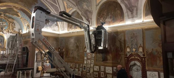 Borgo San Dalmazzo: nuovo impianto elettrico al Santuario di Monserrato, obiettivo riapertura a maggio