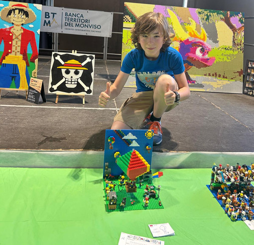 Leandro Colombari campione con i Lego a Carmagnola Leandro Colombari campione con i Lego a Carmagnola