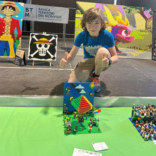 Leandro Colombari campione con i Lego a Carmagnola Leandro Colombari campione con i Lego a Carmagnola