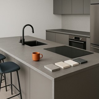 La scelta del piano da lavoro rende la cucina più personale, comoda e contemporanea La scelta del piano da lavoro rende la cucina più personale, comoda e contemporanea