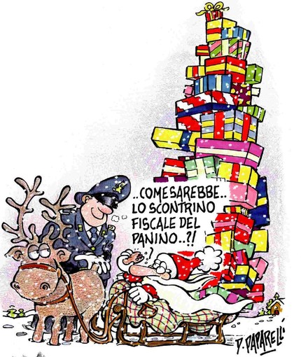 La vignetta disegnata da Paparelli