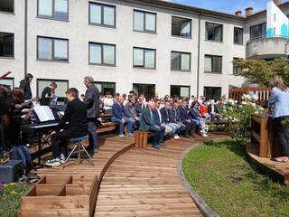 Saluzzo, liceo Bodoni, la presentazione della nuova aula della biodiversità