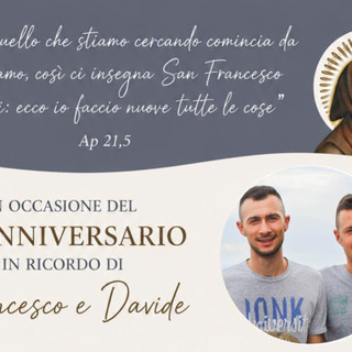 Cavallermaggiore: Madonna del Pilone ricorda i fratelli Francesco e Davide Gennero a 6 anni dalla morte