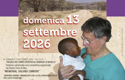 Novello, torna la camminata solidale in ricordo del dottor Salvino Camera: i fondi alla Scuola infermieri in Kenya Novello, torna la camminata solidale in ricordo del dottor Salvino Camera: i fondi alla Scuola infermieri in Kenya