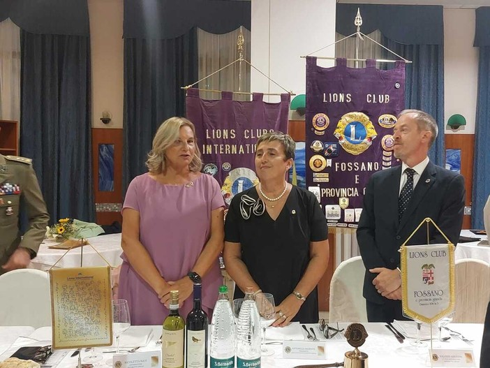 La governatrice Nicoletta Nati in visita al Lions Club Fossano e Provincia Granda La governatrice Nicoletta Nati in visita al Lions Club Fossano e Provincia Granda
