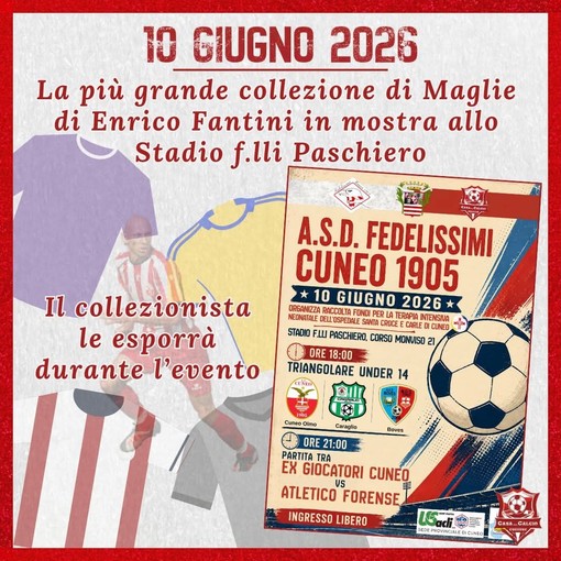 CALCIO / Mercoledì 10 giugno solidarietà protagonista al Paschiero di Cuneo CALCIO / Mercoledì 10 giugno solidarietà protagonista al Paschiero di Cuneo