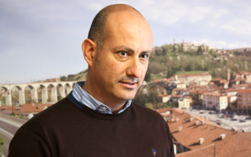 Enrico Rosso, candidato del centrodestra a Mondovì col sostegno di sette liste