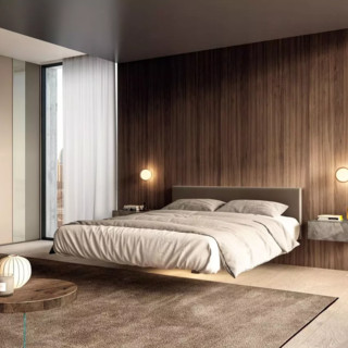 LAGO: il letto che sembra non toccare terra, tra illusione ottica e ancoraggio a parete LAGO: il letto che sembra non toccare terra, tra illusione ottica e ancoraggio a parete