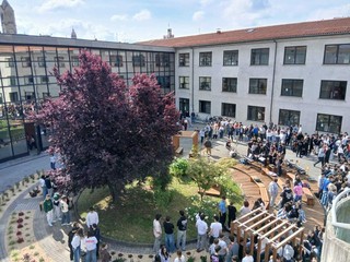 Saluzzo, liceo Bodoni, la presentazione della nuova aula della biodiversità