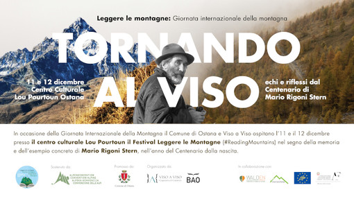 &quot;Tornando al Viso&quot;: Ostana celebra la giornata internazionale della montagna con l'eco di Mario Rigoni Stern