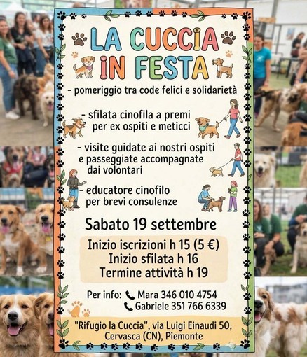 La sfilata con i cani ex-ospiti del Rifugio: saranno i bambini a decretare il vincitore. La Festa sabato 19 settembre