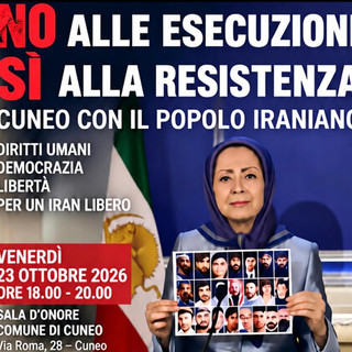 "No alle esecuzioni, sì alla resistenza. Cuneo con il popolo iraniano": incontro venerdì in municipio
