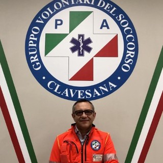 Maurizio Arnaldi, 52 anni, è stato confermato alla presidenza del Gruppo volontari del soccorso di Clavesana