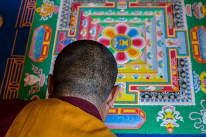 Robilante, quattro giorni di pace con il Mandala dei monaci tibetani Robilante, quattro giorni di pace con il Mandala dei monaci tibetani
