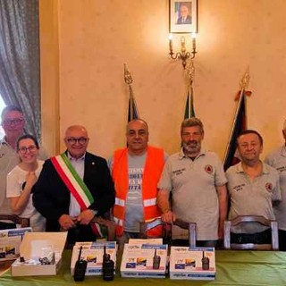 Dieci nuove radio ricetrasmittenti per la Protezione civile di Moretta