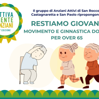 "Attivamente Anziani", a san Rocco Castagnaretta corsi di ginnastica dolce