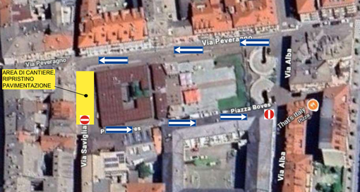 Cuneo, chiusura al transito di via Savigliano e modifica viabilità in piazza Boves per lavori di riqualificazione stradale Cuneo, chiusura al transito di via Savigliano e modifica viabilità in piazza Boves per lavori di riqualificazione stradale