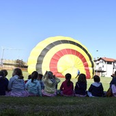 Un volo in mongolfiera per i bambini della scuola dell'Infanzia di Castelletto Stura