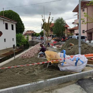 Moretta, procedono spediti i lavori tra via Mogna e via Pallieri