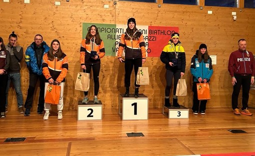 Biathlon, Campionati italiani aria compressa: oro e argento per Magalì Miraglio Mellano e Viola Camperi