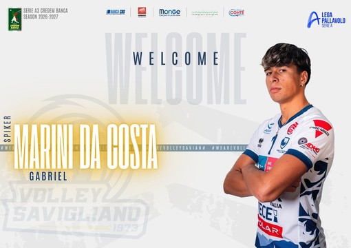 VOLLEY A3M / Savigliano annuncia Gabriel Marini, gioventù e sfrontatezza in posto 4 VOLLEY A3M / Savigliano annuncia Gabriel Marini, gioventù e sfrontatezza in posto 4