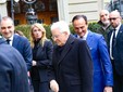 Il presidente della Repubblica Sergio Mattarella accolto da Stefano Lo Russo e Alberto Cirio