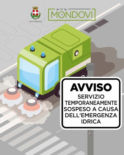 Mondovì: emergenza idrica, temporaneamente sospeso il servizio di lavaggio meccanizzato delle strade Mondovì: emergenza idrica, temporaneamente sospeso il servizio di lavaggio meccanizzato delle strade
