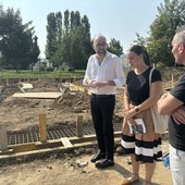 Il sopralluogo del Comune alla partenza dei lavori