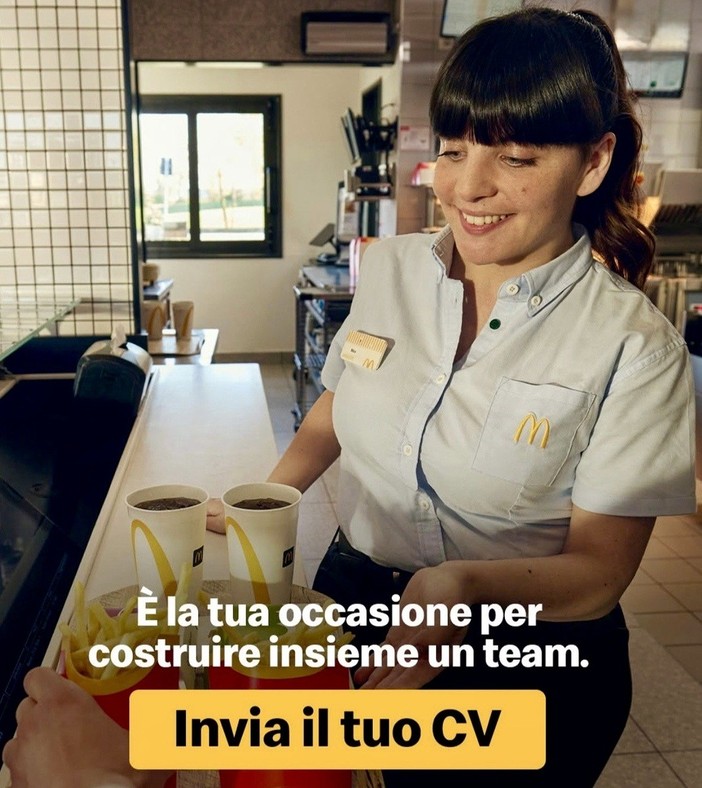 McDonald’s cerca 20 persone  per rafforzare i team dei ristoranti in provincia di Cuneo