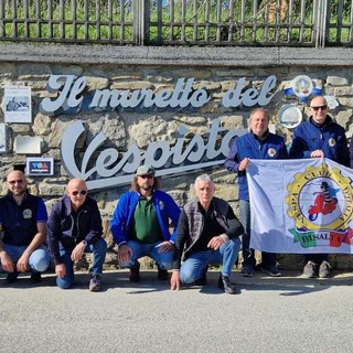 A Lesegno nasce “Il Muretto del Vespista”