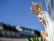 La statua della Madonna di Fatima La statua della Madonna di Fatima