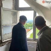 L'architetto Andreas Kipar nel 2021 durante il sopralluogo L'architetto Andreas Kipar nel 2021 durante il sopralluogo